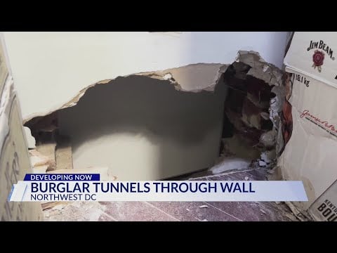 Burglar tunnels through wall in Northwest DC