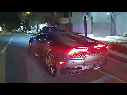 Driver in Stolen Lamborghini Huracan Crashes During High-Speed Police Pursuit in L.A.