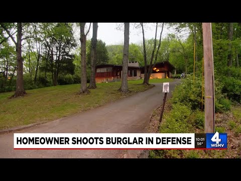 Homeowner shoots burglar in self-defense