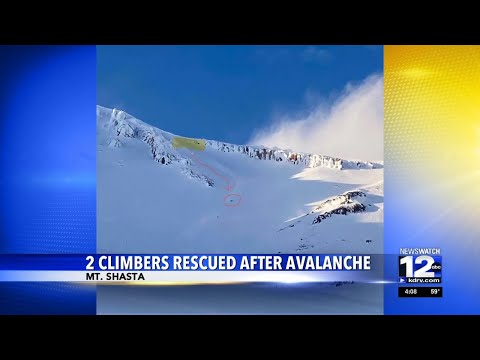 Two climbers rescued after Mt. Shasta avalanche