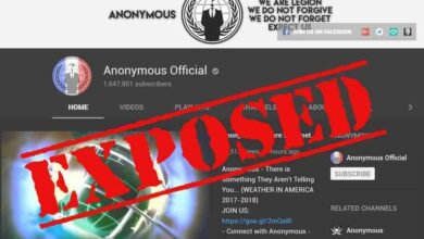 anonymous official youtube exposed