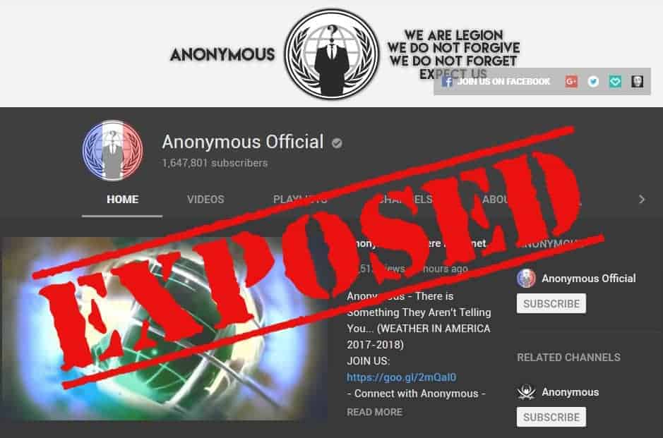 anonymous official youtube exposed