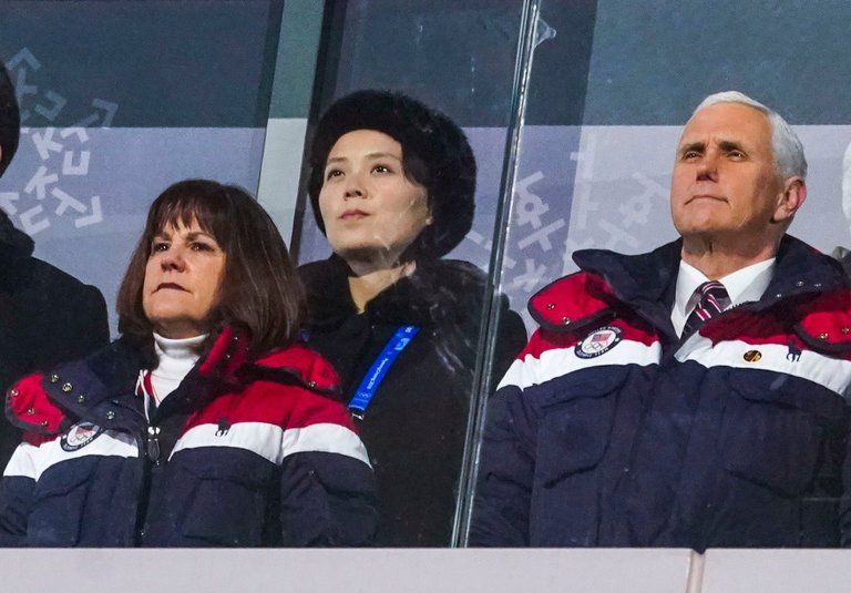 Mike Pence north and south Korea Olympics