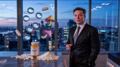 20 Pills A Day: Inside Elon Musk's Alleged Drug-Fueled Tenure That Rocked The White House In Musk's case, reports suggest that his frequent ketamine use may have led to bladder issues. (Ideogram AI)