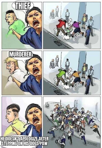 Only a monster wouldn't apologize for it!