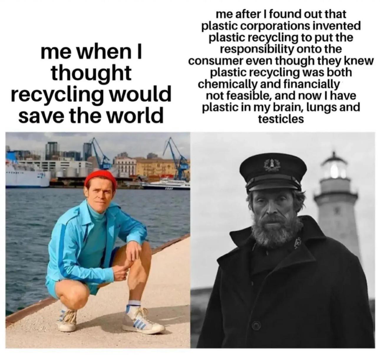 Recycling plastic when wanting to save the environment, compared to finding out the truth behind it. 3-24-2025 plastic recycling when i wanted to help the environment compared to finding out the truth