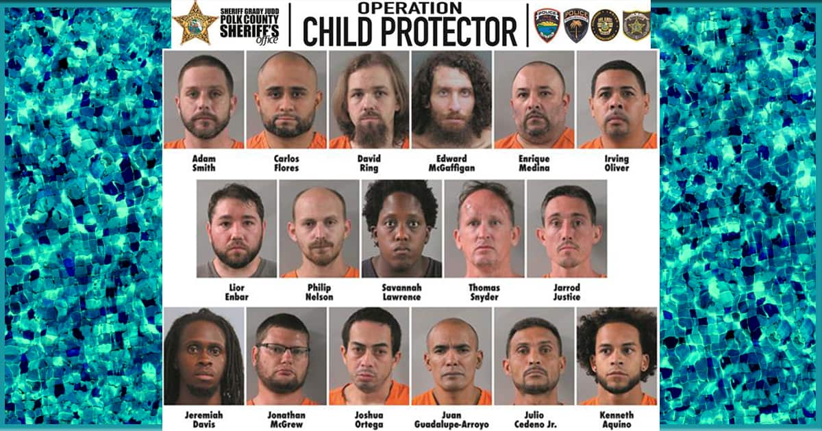 3 Disney employees, 2 military vets, poker pro among 17 child predators busted in Florida undercover sting