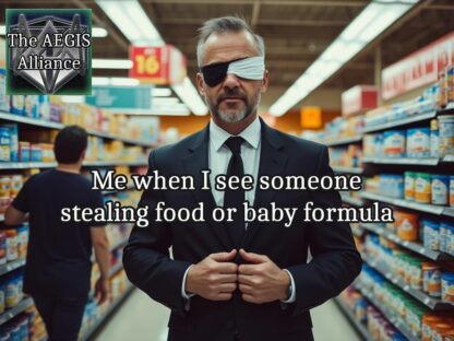 I didn't see anything.