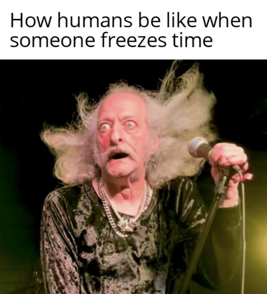 4-05-2025 how humans look like when someone freezes time silly humans dank memes