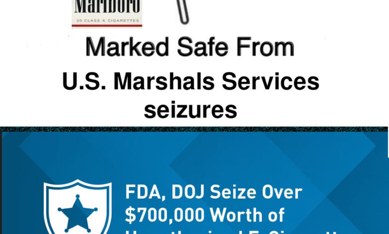 cigarettes are safe from seizures and bans doj us marshals service fda dank memes