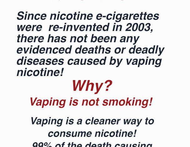 Twitter/X @LivePippas urging cigarette smokers to switch to nicotine vaping for their own health