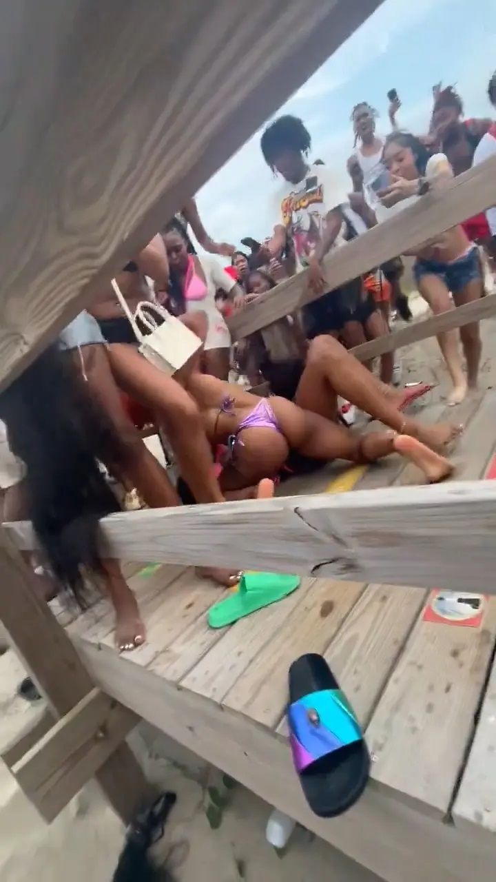 Video footage shared online captured fights breaking out among partygoers at the yearly Tybee Island spring break bash. 54 spring breakers arrested at Savannah beach party amid booze-filled brawls, beach completely trashed