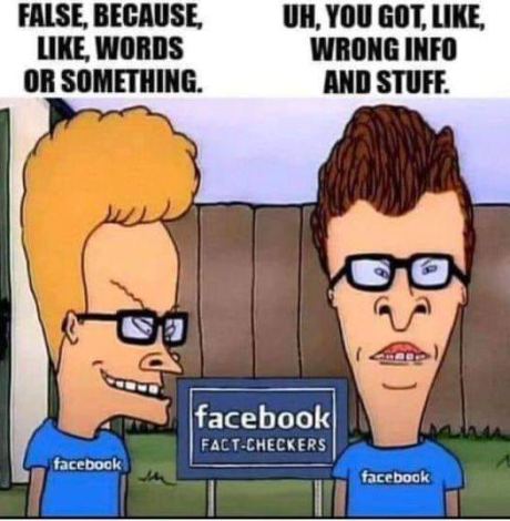 6-20-2024 beavis and butt head if they were facebook fact checkers dank memes