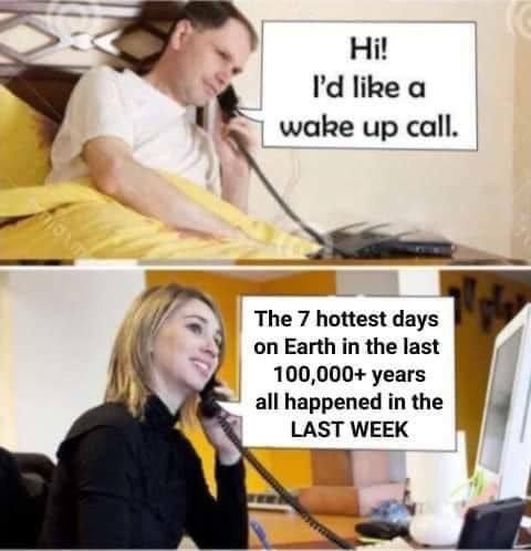 Wake up call for the people of Earth!