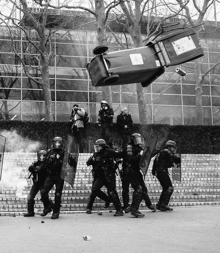 When you launch a wheelie bin at cops! ACAB memes dank memes