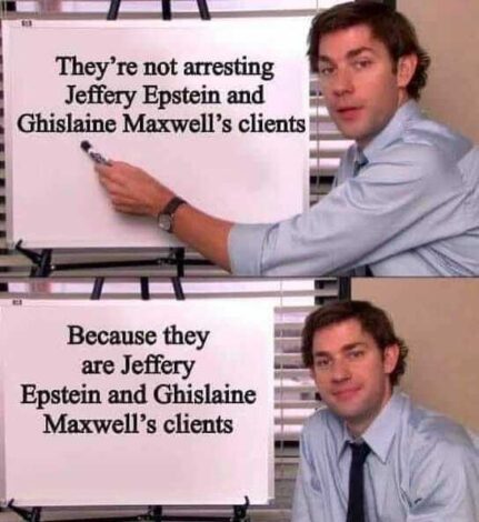 This would explain why the Epstein Client List is so guarded and hasn't been released yet. because they are epstein and maxwell clients