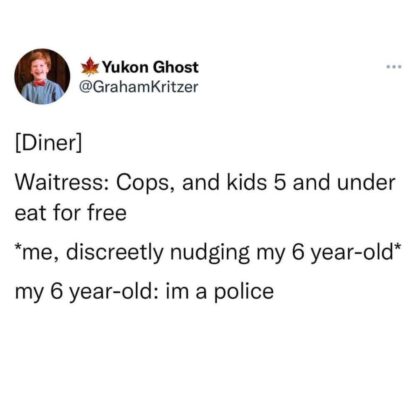 Good job, son.