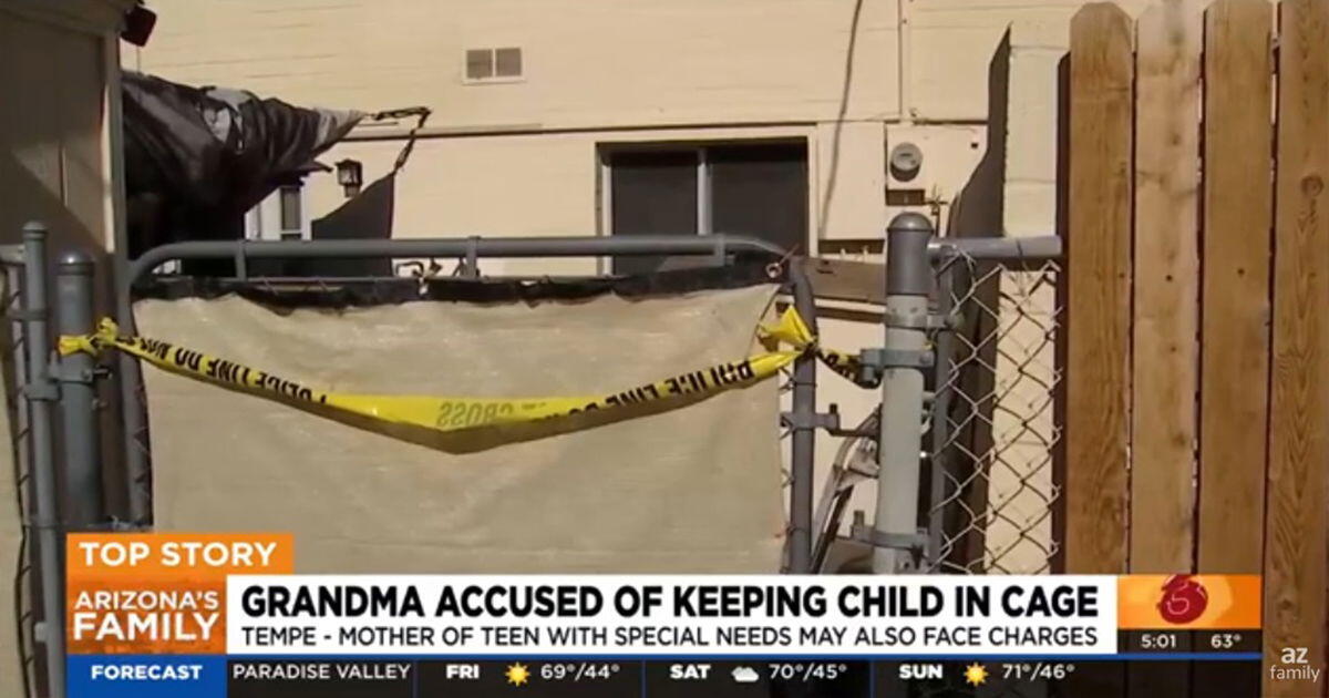 Arizona mother, grandmother charged with locking 13-year-old special-needs girl in cage before her death