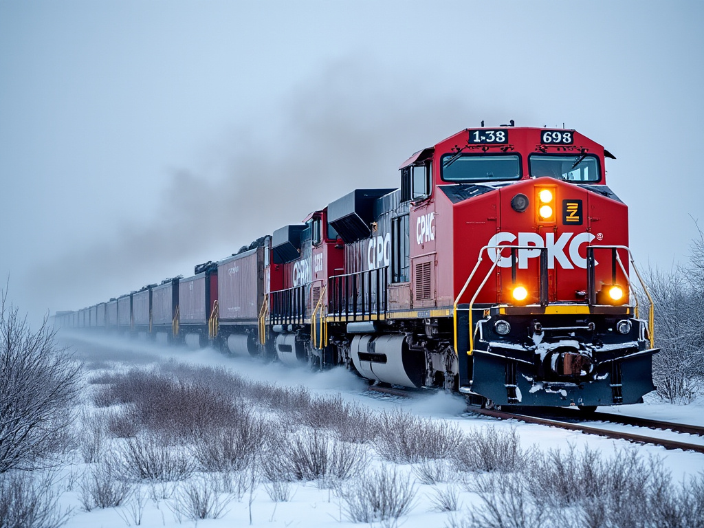 As Canadian railroads have grinded to a halt, several sectors of the US economy may follow grok2 ai train with cpkc logo on it in canada grok2 ai