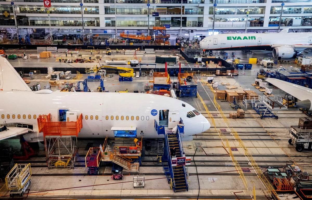 an airplane in a factory Boeing is facing a new probe by FAA after employee ‘misconduct’ linked to 787 inspections The Federal Aviation Administration (FAA) has announced an inquiry into whether Boeing carried out the necessary checks to ensure proper bonding and grounding at the junction of the wings and fuselage on specific 787 Dreamliner aircraft.