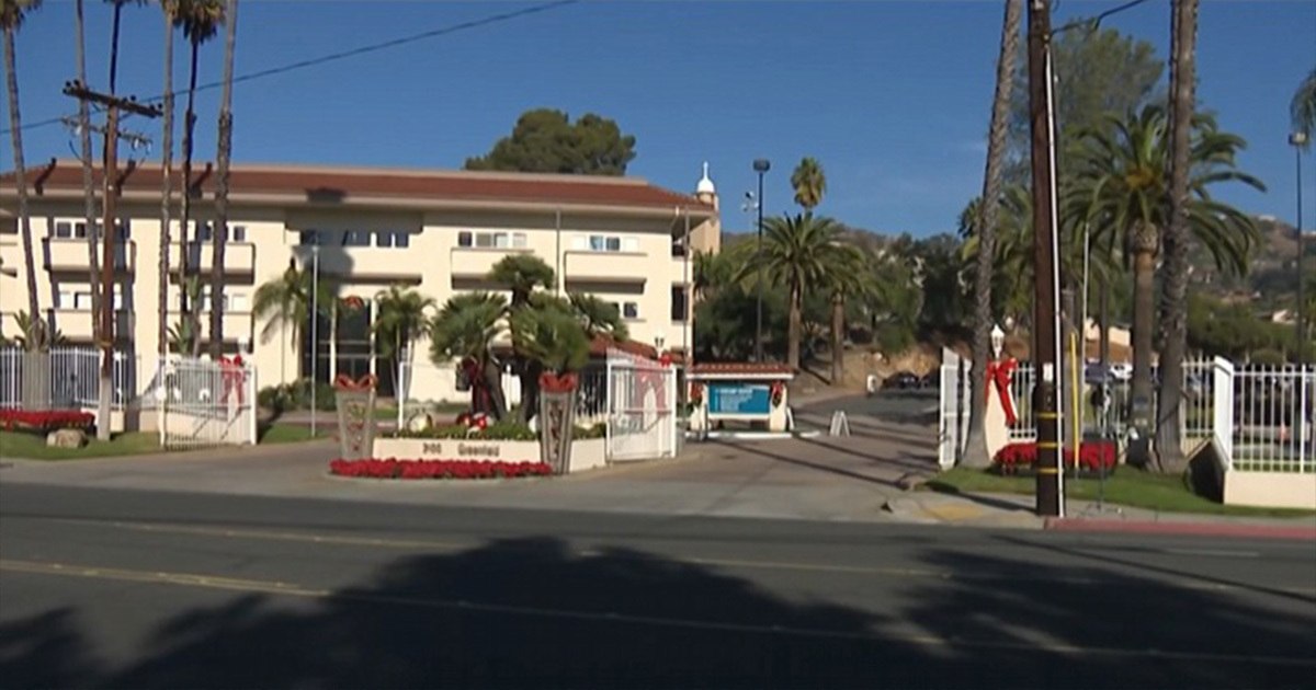 Entrance to Christian Unified High School in El Cajon, where Kevin Conover was arrested in December 2025.