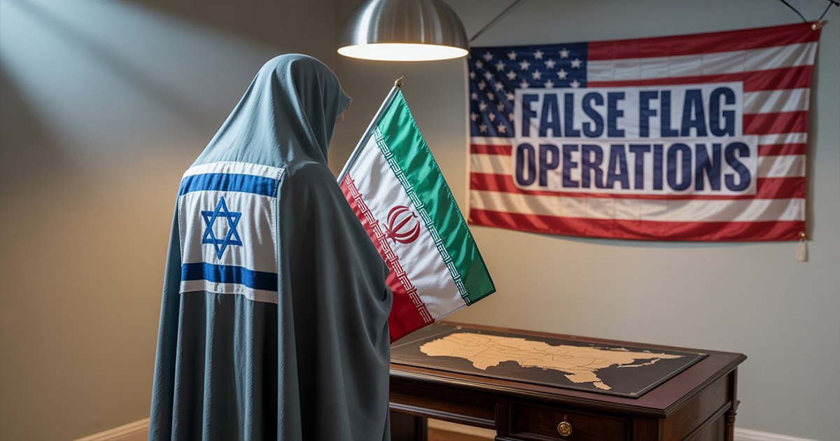 False Flag Operations: Israel's Alleged Plot to Blame Iran for an Attack on U.S. Soil to Ignite a War Classified briefings on the dangers of "provocation operations" in the Middle East were given during congressional hearings in late 2024. (Ideogram AI)
