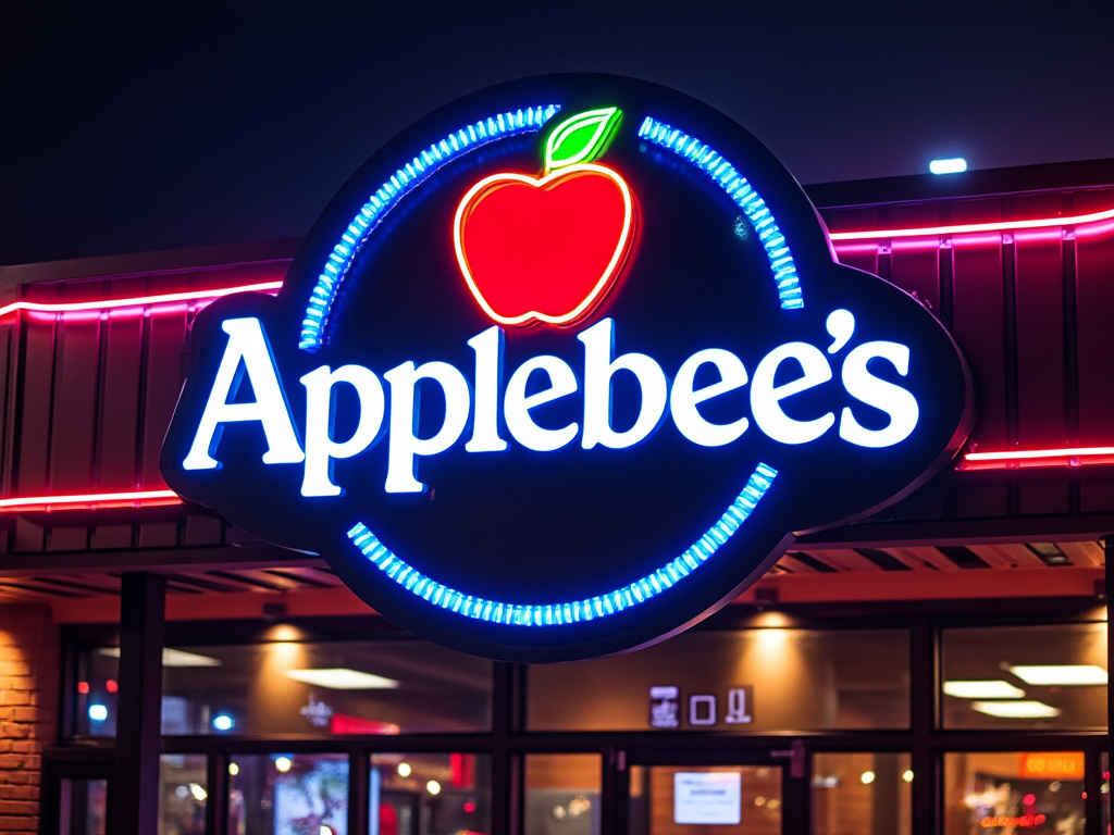 Applebee's logo sign signage outside restaurant Irate Applebee's customer gets arrested over'all-you-can-eat' deal argument