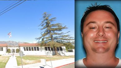 Los Angeles assistant principal arrested for allegedly molesting 8 elementary students that went on for years. McKevett Elementary School in Santa Paula, California. (Left) (Google Maps) David Lane Braff Jr. (Right) (Ventura County District Attorney's Office)