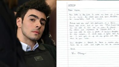 Luigi Mangione exchanges jailhouse letters with mom who's vowed to ‘keep up the fight’ against health care industry in his name Luigi Mangione (Left) The letter he wrote to the mother Karen. (Right)