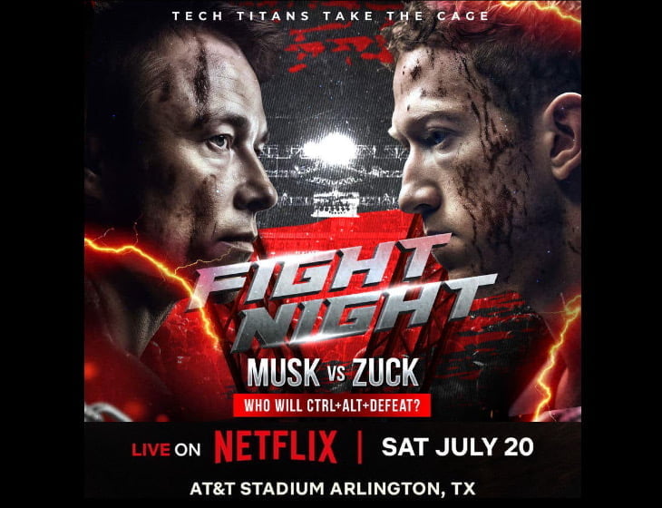 Mark Zuckerberg vs Elon Musk Confirmed as Co-Main Event of Mike Tyson vs Jake Paul Boxing Match This isn't your typical MMA brawl.