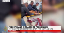 More than 30 killed and 200 Palestinians injured by Israeli gunfire near U.S. food aid site in Gaza The U.S.-backed Gaza Humanitarian Foundation (GHF) launched operations in May 2025 in response to the worsening situation. (Al Jazeera English/YouTube)
