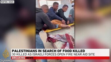 More than 30 killed and 200 Palestinians injured by Israeli gunfire near U.S. food aid site in Gaza The U.S.-backed Gaza Humanitarian Foundation (GHF) launched operations in May 2025 in response to the worsening situation. (Al Jazeera English/YouTube)