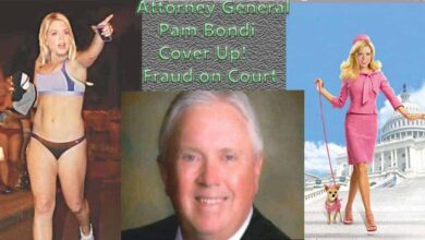 Attorney General AG Pam Bondi corruption fraud on court