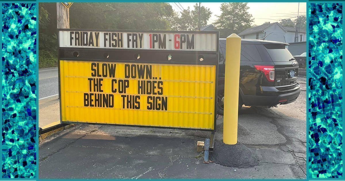 Pennsylvania deli warns motorists of speed trap ‘Cop hides behind this sign’