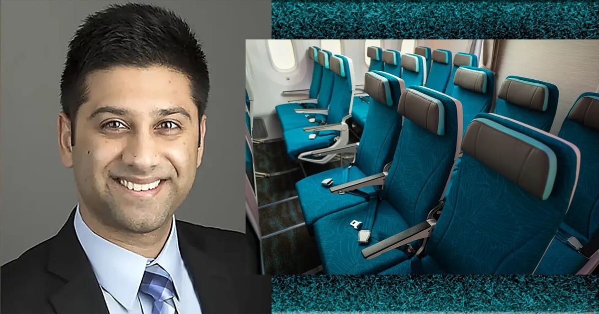 Primary care doctor charged for masturbating in front of age 14 teen girl on flight while others slept