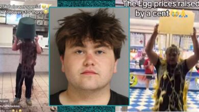 Slobby New York influencer who dumps eggs, beans on himself for pranks, arrested for secretly filming in strangers’ houses