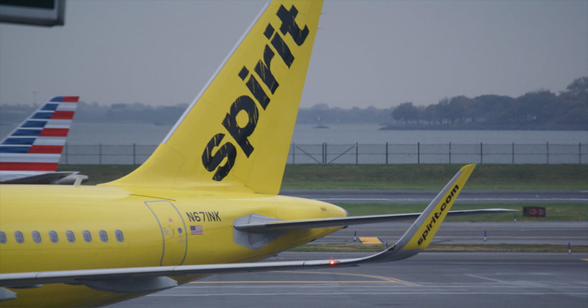 the tail of a plane Spirit Airlines CEO says airline industry is a ‘rigged game,’ U.S. consumers are ‘long-term losers’