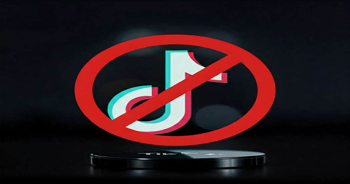 The Fall of TikTok: How a Global Phenomenon Went Dark in the United States tiktok icon symbol logo with a ban banned circle with x around it