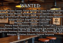 WANTED: $5,000 USD Each Reward for the Arrests and Convictions of Corrupt Costa Rica Public Attorneys and Officials