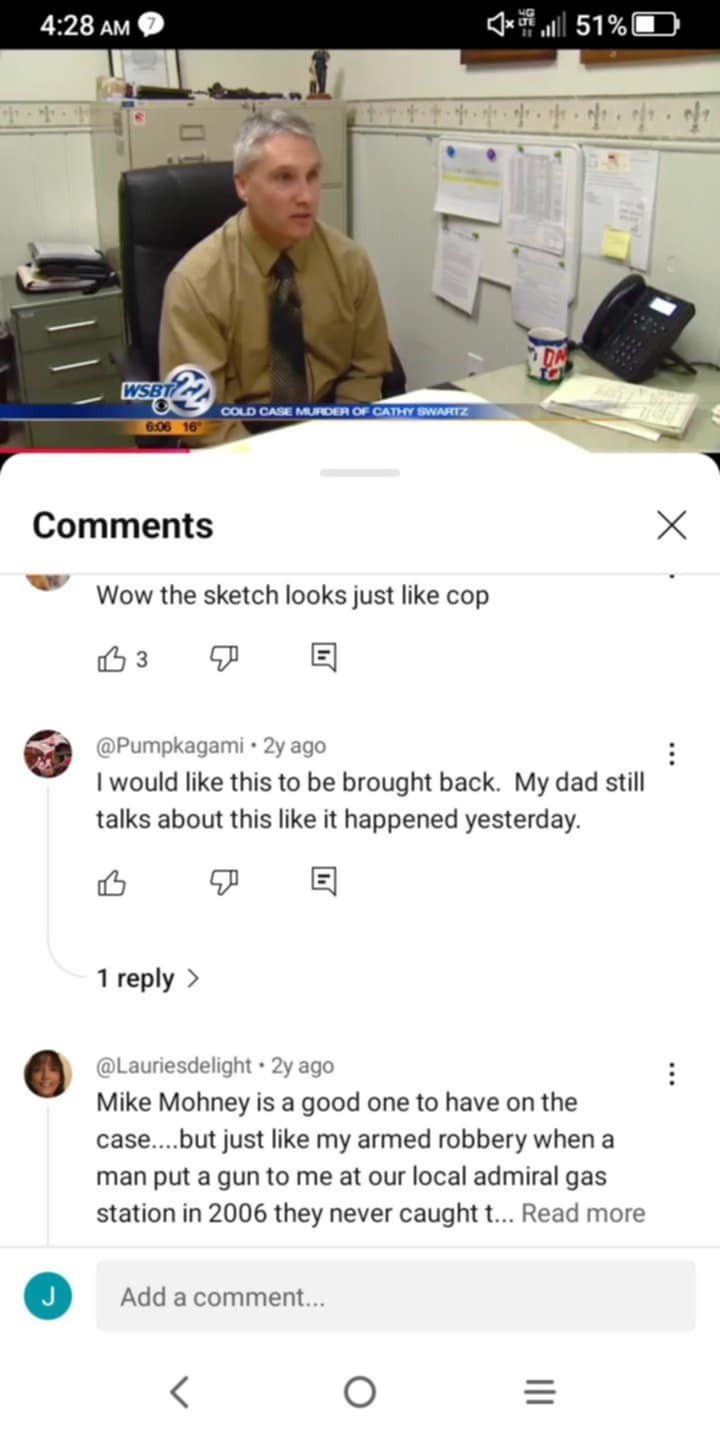 Locals commented on the WSTV22 special about the Swartz murder. (2)