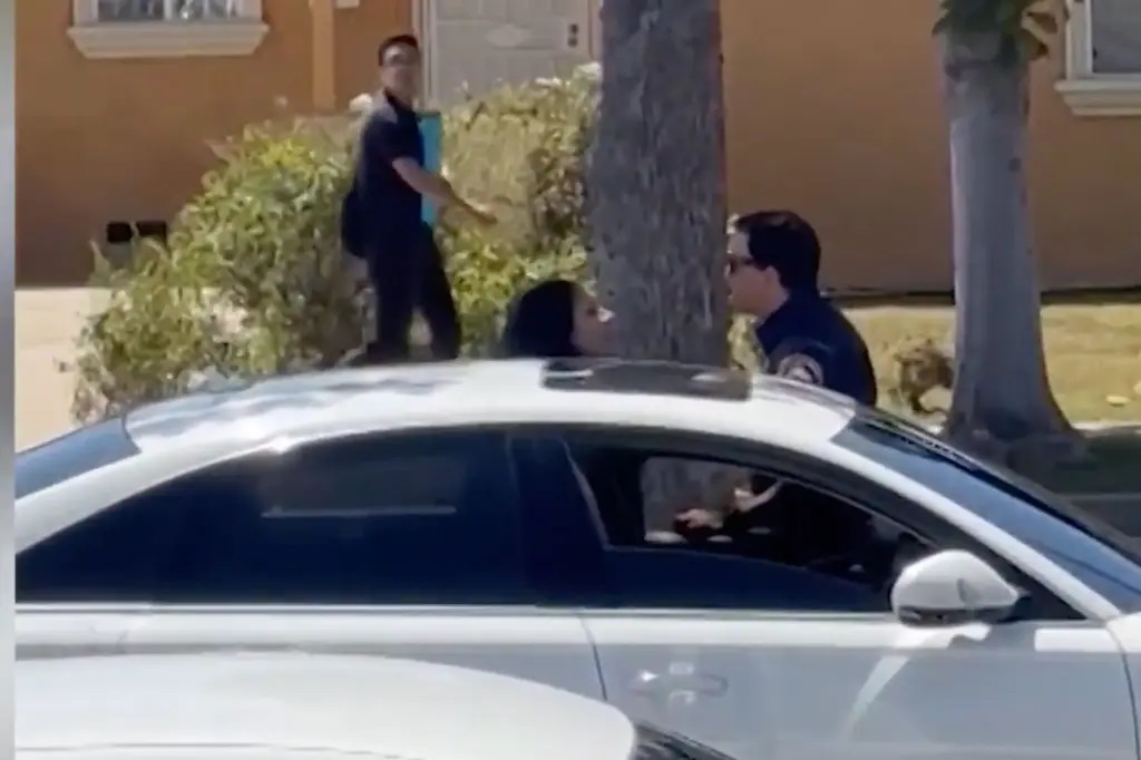 Woman in furious rage caught on video punching firefighter, then crashing into police car Chavez was apprehended for various offenses, one of which was operating a vehicle while intoxicated