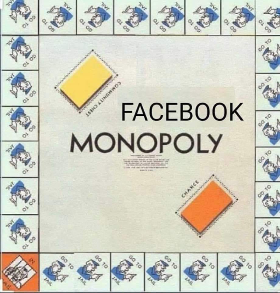 facebook jail monopoly dank memes fedbook