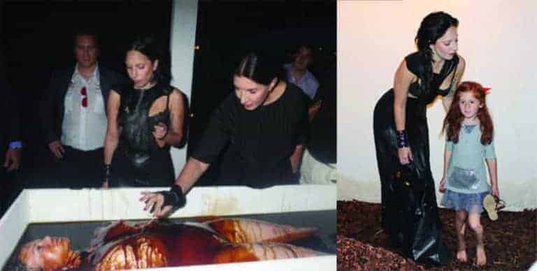 Lady Gaga and Marina Abramovic spirit cooking