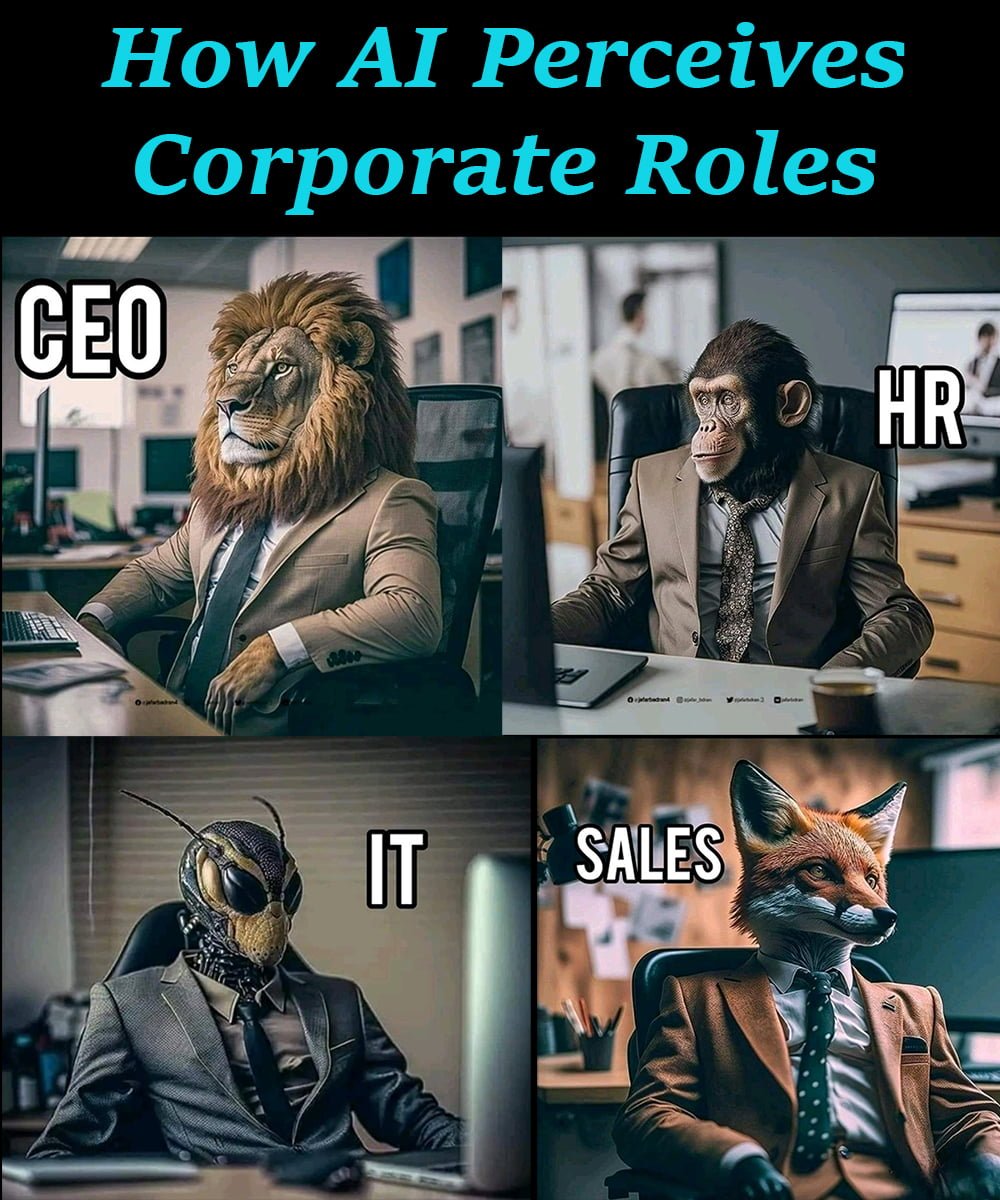 how ai sees corporate roles dank memes