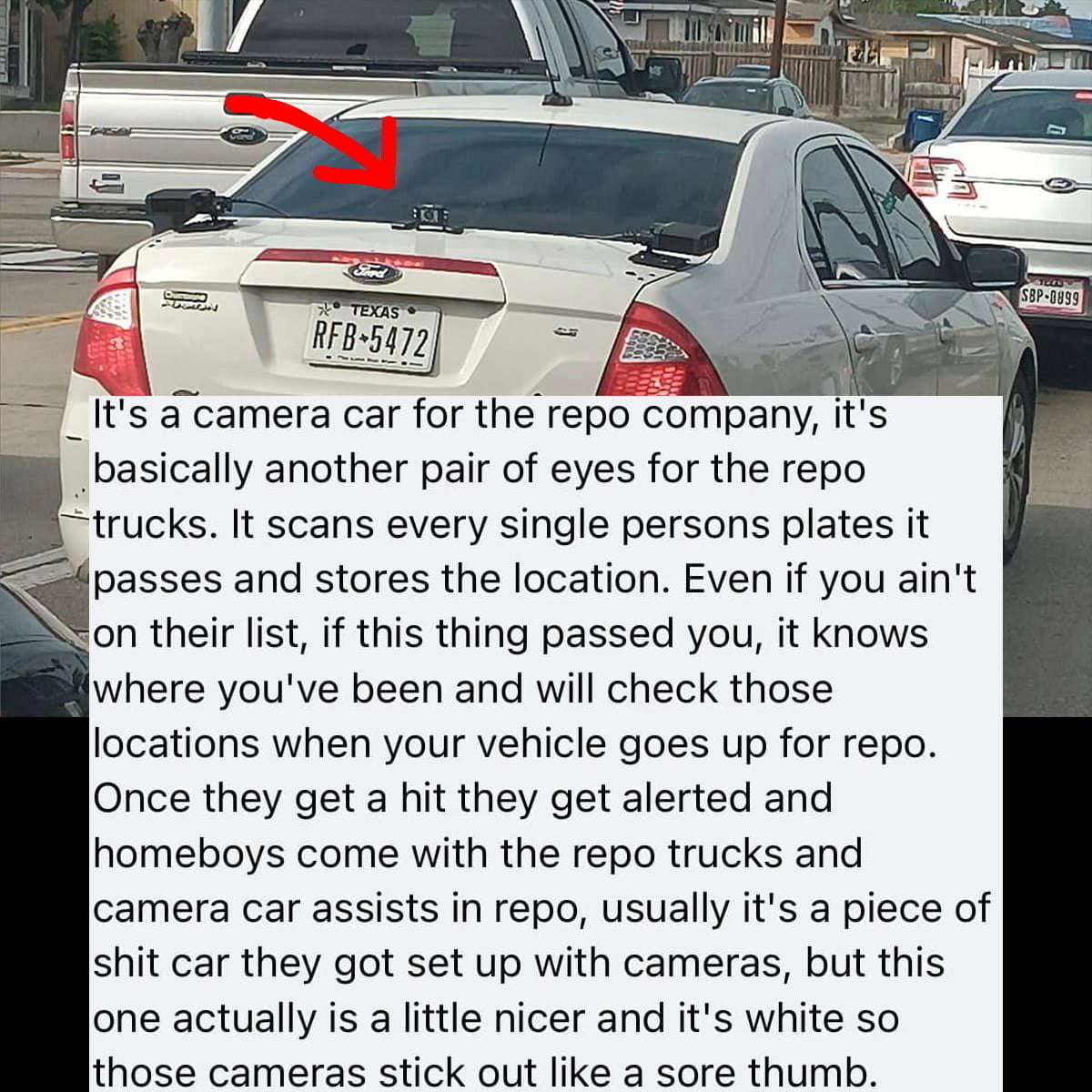 cam camera car for a the repo company man
