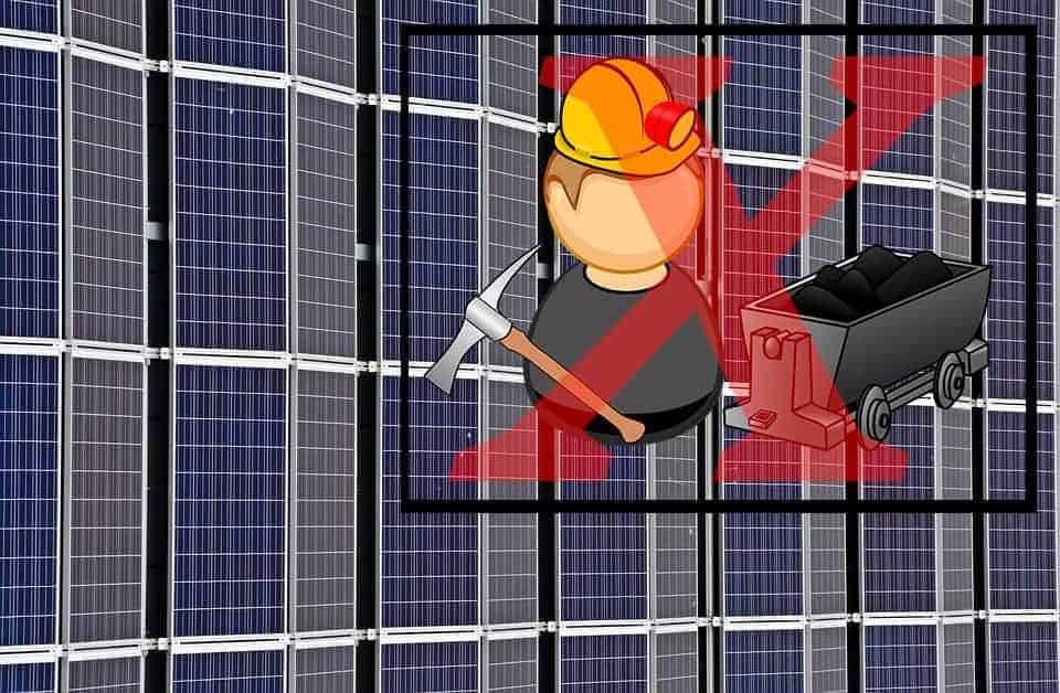 solar power energy and coal