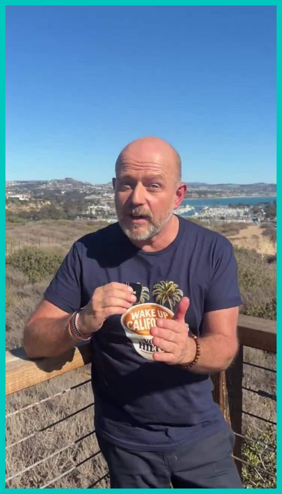 Screenshot of Steve Hilton saying people told him the Just Try It ad is genius
