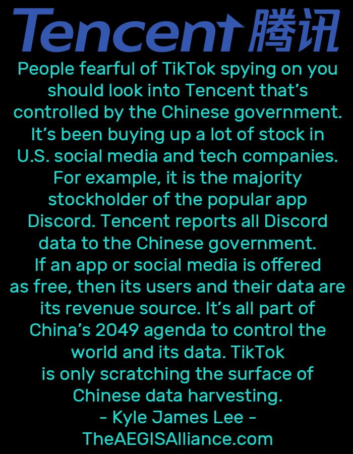 Tencent and the TikTok ban are only scratching the surface of Chinese data harvesting and China's 2049 agenda to control the world and its data.