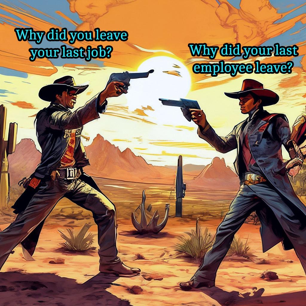 It's a standoff 🤠 two cowboys in a duel with pistols dank memes