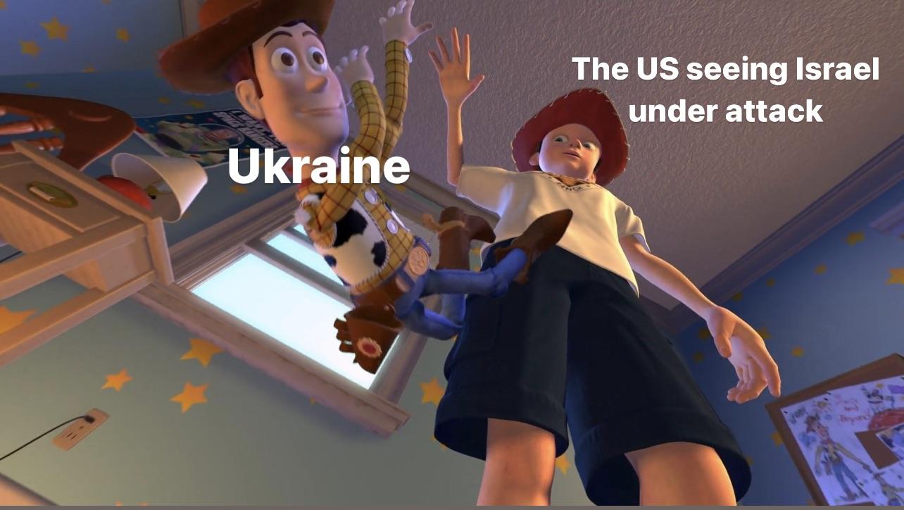 ukraine and the united states seeing israel under attack im were calling it now dank memes